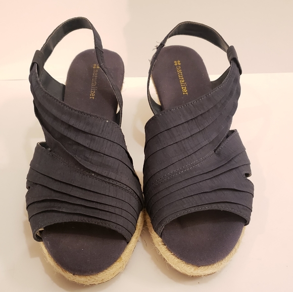 naturalizer navy wedge